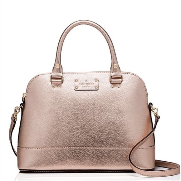 kate spade Handbags - Kate Spade New York Wellesley Rose Gold Purse
